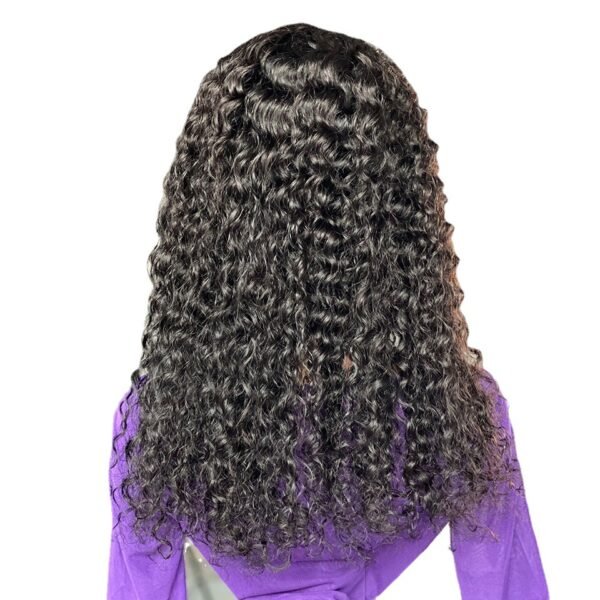 13x4 Transparent Water Wave Frontal Wig - Premium Human Hair, Soft and Natural Look - Image 6