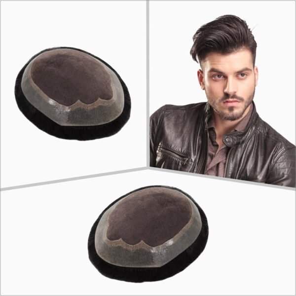 Premium Men's Hair Replacement System - Ultra-Thin Breathable Toupee
